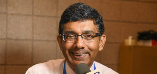 Dinesh D’Souza on Radio Row at the DNC Photo