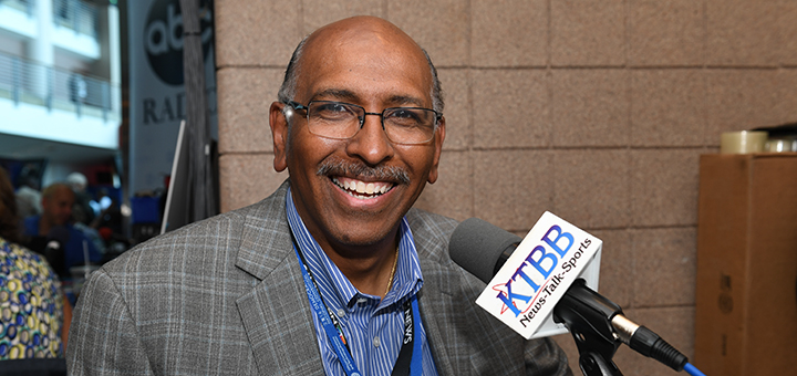 Former RNC chair Michael Steele deep inside the enemy camp.
