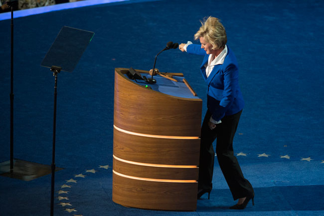 Photos from Thursday at the DNC in Charlotte.